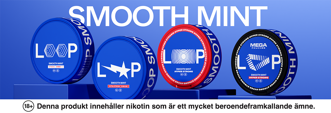 Loop Mint flavor, different strength and sizes